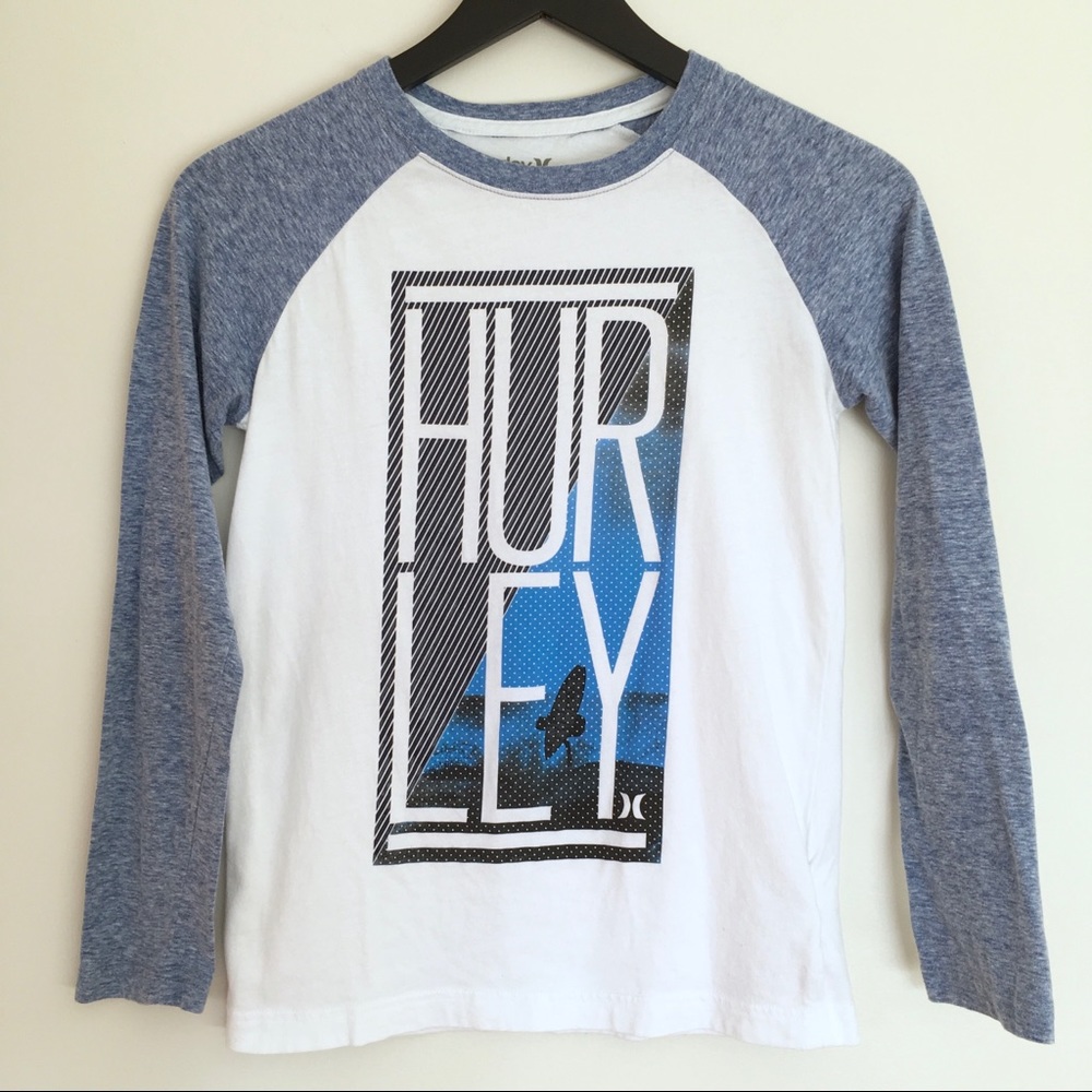 Hurley Kids Raglan Long sleeve Size M 10-12